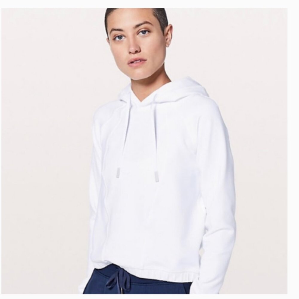 lululemon athletica White Pullover Hoodie